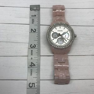 Pink Fossil Watch